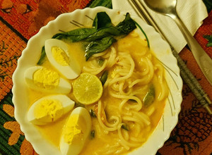 A picture of Thai Red Curry Noodle Soup.