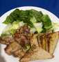 Anti Ribet, Memasak Healthy Diet Food: Grilled Chicken Sambal Matah + Selada Romaine + Roti Gandum Panggang Enak Terbaru