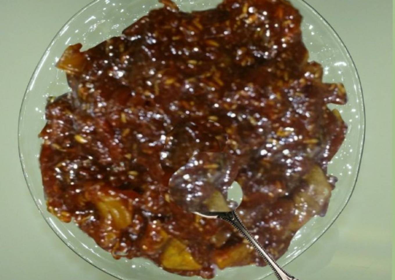 Instant raw mango meetha Achar