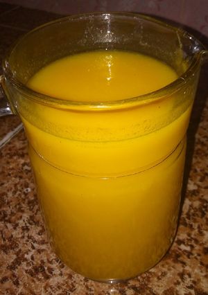 صورة لوصفة عصير الجزر والبرتقال