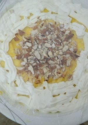 A picture of Mango custard.