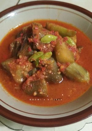 Foto resep Terong petai kuah bumbu balado
