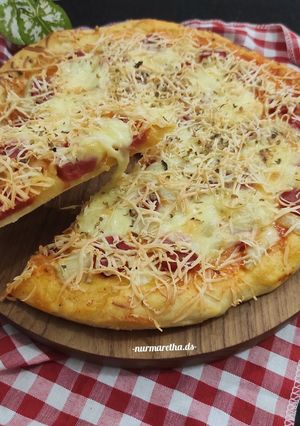 Foto resep 2. Pizza Homemade (Metode Autolisis)