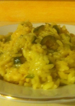 Foto di Riso curcuma e zucchini