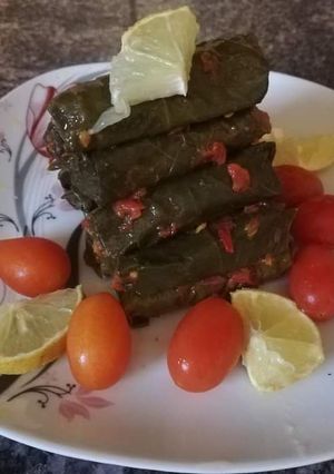 صورة لوصفة ورق العنب بالزيت