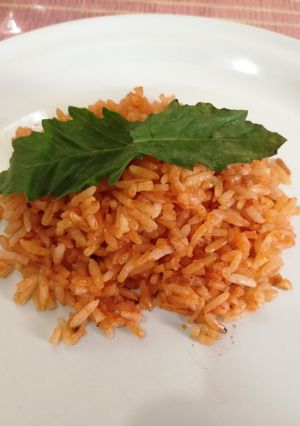 Una foto de Arroz rojo