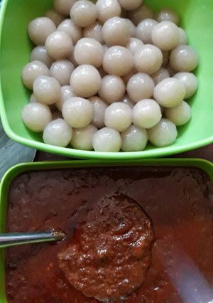 Foto resep Cilok bumbu sinti pedas manis