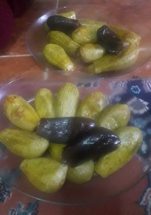 صورة لوصفة محشي كوسا وباذنجان