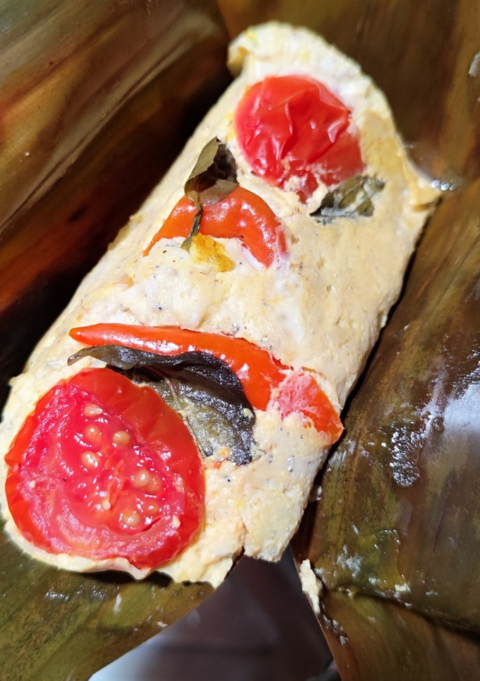 Foto resep Pepes Teri Nasi Basah Dan Telur