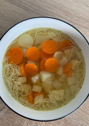 Zöldségleves recept fotója
