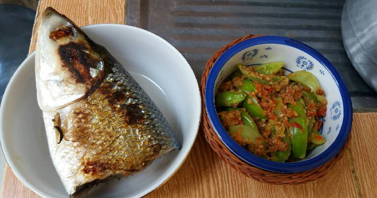 Resep Bandeng Bakar Sambel Kacang Oleh Rya Prasetya Cookpad