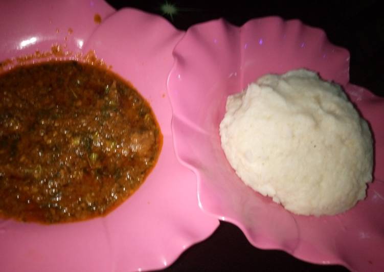 Recipe of Perfect Tuwo with leaf sup Cooking Basics for Newbies