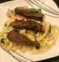 Easy Way Prepare Recipe Steak Fettuccine Alfredo that is Can Pamper Your Tongue, Tasty}