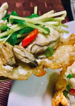 A picture of Crispy Oyster Omelet (Or Suan) and Its Fascinating History.
