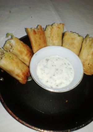 A picture of Chicken Rolls.
