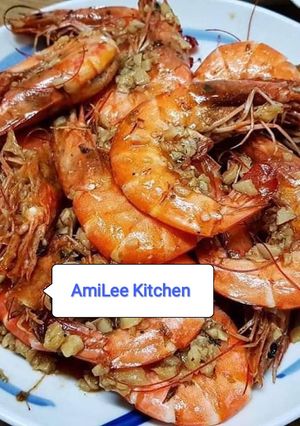 Foto resep Udang Bumbu Garlic Simple AmiLee Kitchen