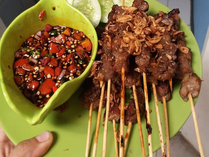 Cara Buat Sate daging sapi Anti Gagal