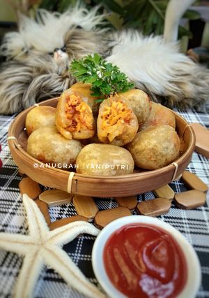 Foto resep Cireng isi ayam pedas