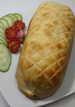 Una foto de Beef Wellington