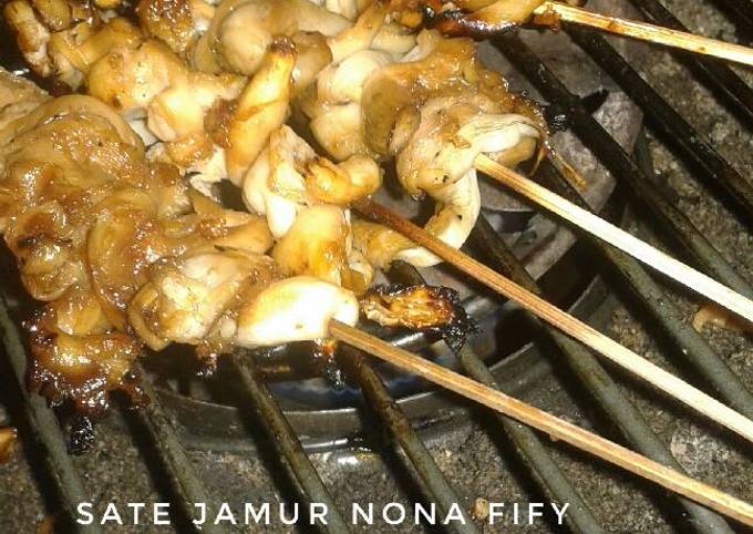 Resep memasak Sate Jamur Tiram  sesuai selera