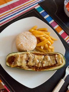 Una foto de Zapallo italiano relleno🥒