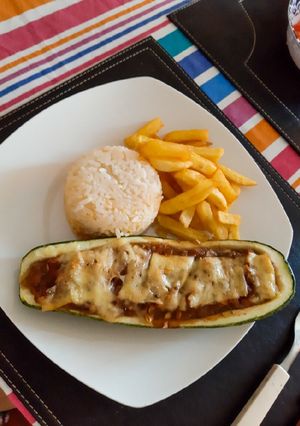 Una foto de Zapallo italiano relleno🥒