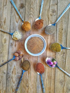 عکسی از دستور ادویه و چای ماسالا