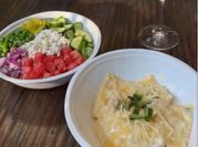 A picture of tomato alfredo