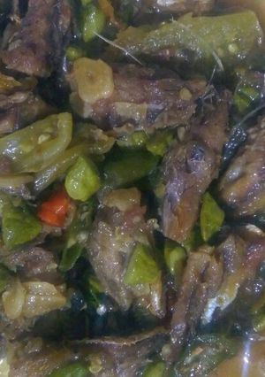 Foto resep Oseng ikan asin Pete