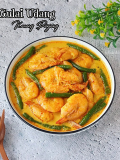 Foto resep Gulai Udang Kacang Panjang