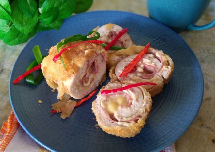 Langkah Mudah untuk Membuat Chicken Cordon Bleu, Lezat