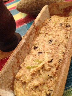 Una foto de Budín de avena, manzana verde y pasas de uva