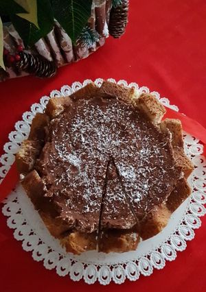 Foto di Charlotte di pandoro al caffè e cocco 🎄
