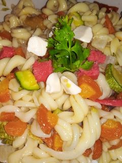صورة لوصفة سلاطة مكرونة