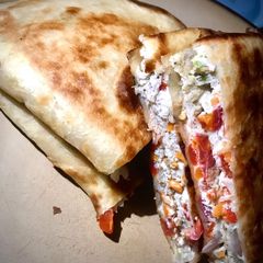 A picture of Tortilla egg wrap.