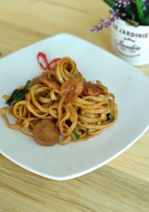 Foto resep Bakmi Gepeng cap menjangan