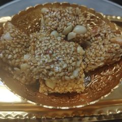 A picture of Peanut Sesame Chikki Bar.
