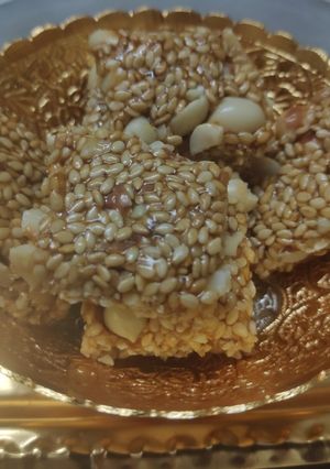 A picture of Peanut Sesame Chikki Bar.