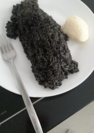 Una foto de Arroz negro
