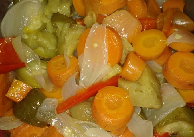 Escabeche de verduras Receta de Ivana Alejandra PUGRANICHNZ- Cookpad