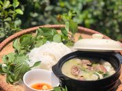 A picture of vịt om sấu nước dừa