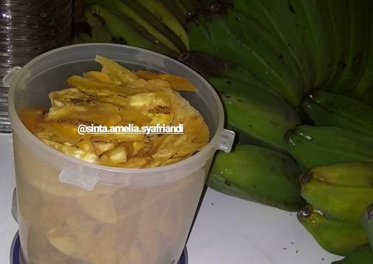 Resep masakan Keripik Pisang Rasa Asin Gurih ❣️ | Cara Membuat Keripik Pisang Rasa Asin Gurih ❣️ Yang Mudah Dan Praktis