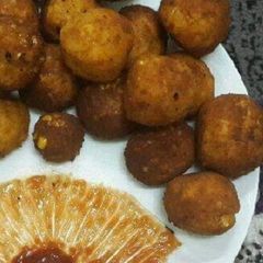 A picture of Cheese Loaded Sweet Corn Balls.