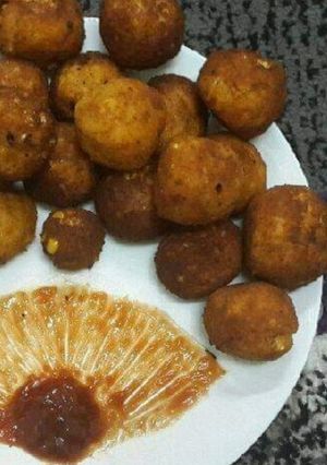 A picture of Cheese Loaded Sweet Corn Balls.