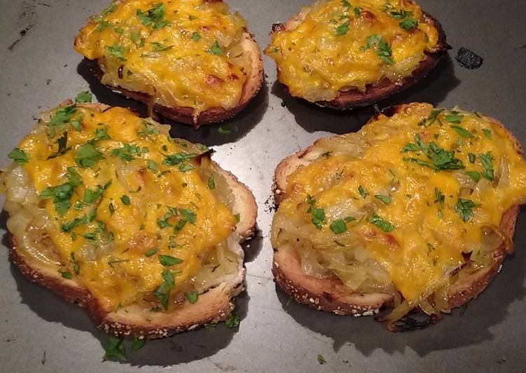 Easy Way to Make Favorite Melty Onion Toasts