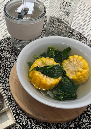 Foto resep Sayur Bayam Jagung