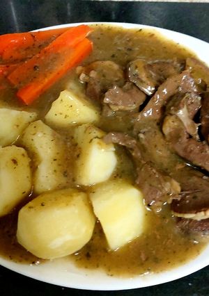 A picture of My Lambs Hearts in a Minty Gravy 💕.