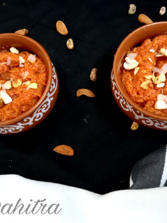 A picture of Milkmaid Carrot Halwa.