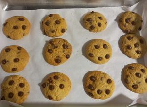 Una foto de Cookies con chips de chocolate
