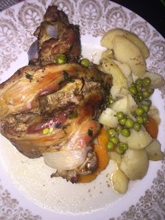 Una foto de Cordero al horno